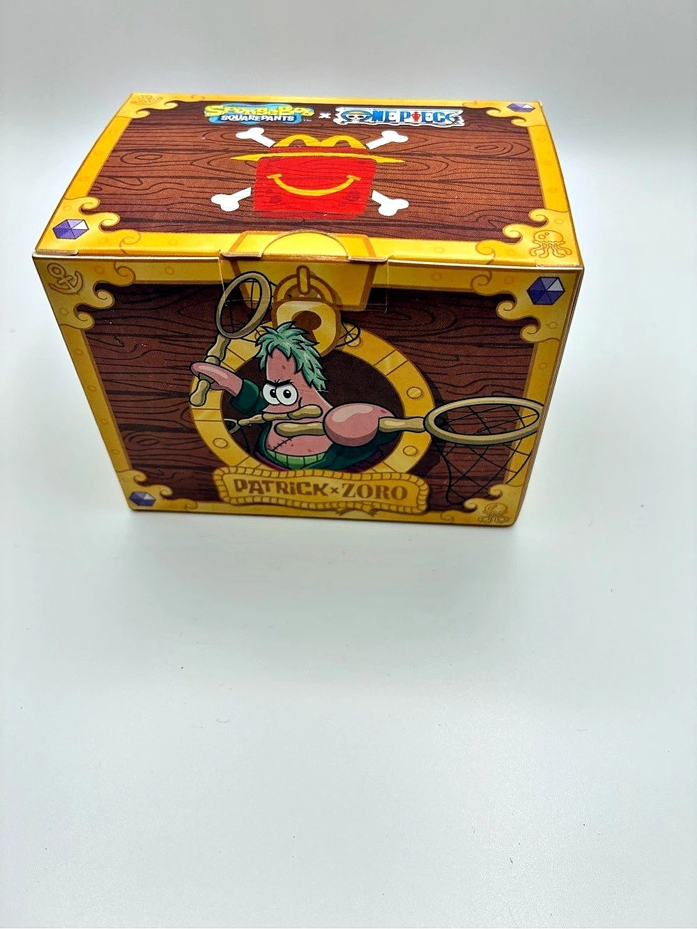 McDonald's x SpongeBob SquarePants x One Piece Patrick Zoro box Patrick Zoro